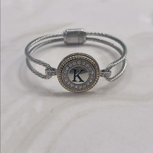Initial ‘K’ Bracelet